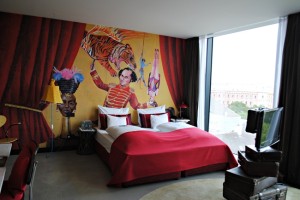 Room at the 25 Hours Hotel in Vienna