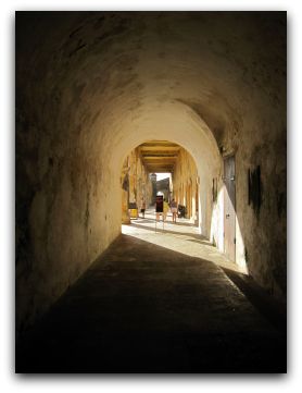 Inside San Cristobal Fortress