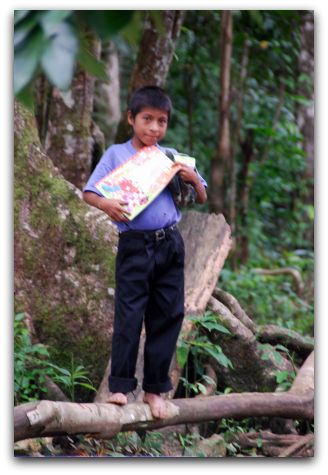 Boy with book, Mexico