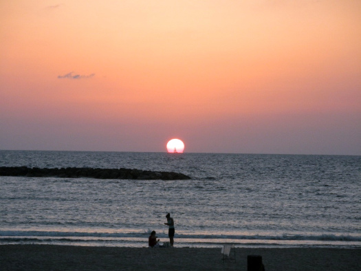 Sunset at Tel Aviv