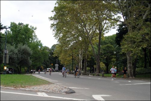 Biking in Central Park