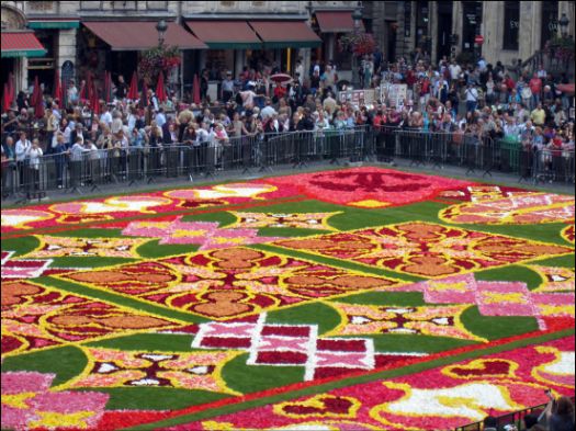 Flower carpet in Brussels