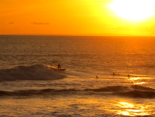 Surfers in Bali