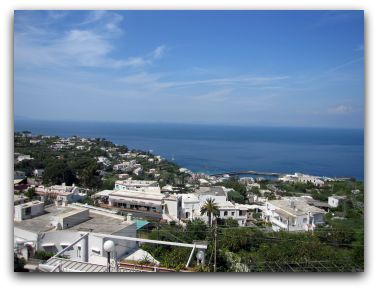 View from Da Giorgio, Capri