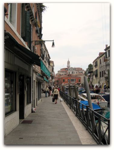 Walking through Venice