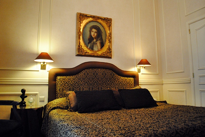 Room at the Hotel Heritage in Bruges