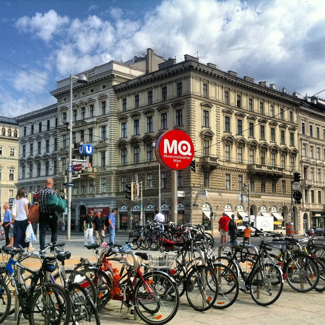 Museumquartier in Vienna, Austria