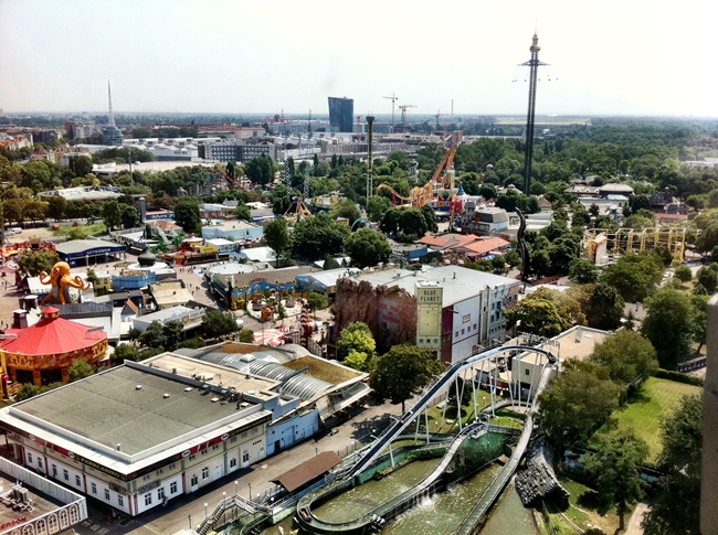 Amusement park, Prater in Vienna