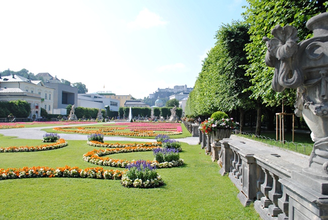 Mirabellgarten, used for filming scenes in the Sound of Music