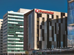 Exterior of the Travelodge Docklands, Melbourne