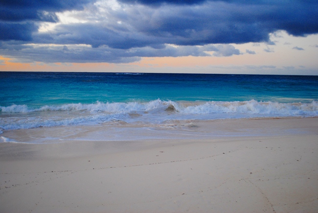 Elbow Beach in the morning, Bermuda
