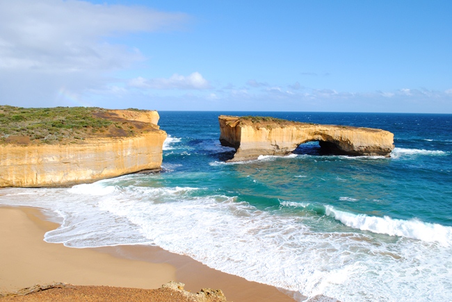 London Arch along the Great Ocean Road