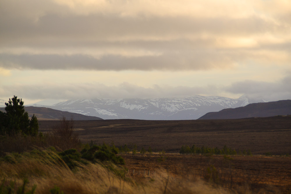 Mountainrange in Scotland