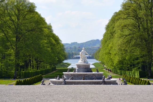 Fountain at Herrenchiemsee Palace