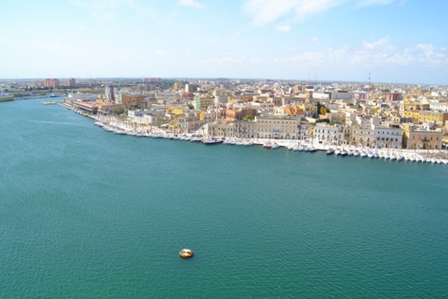 View over Brindisi waterfront