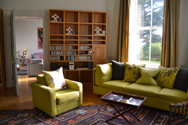 Reading room at Liss Ard Estate